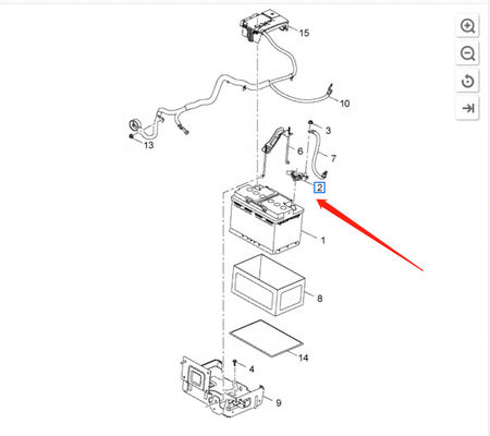 Capacità nominale 50/60/65/70AH LLV sensore di flusso della batteria per auto per Lovarv SAIL 3 Knight