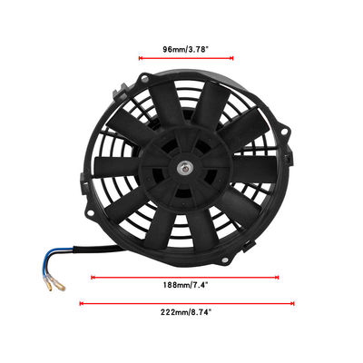 Assetto ventilatore di radiatore in plastica nera per Ford Crown Victoria Lincoln Town Car 4.6L A60