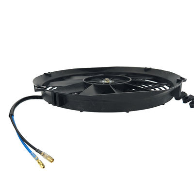 Ventilatore di raffreddamento universale a lama dritta da 12 pollici per il radiatore dei veicoli Mazda in plastica nera